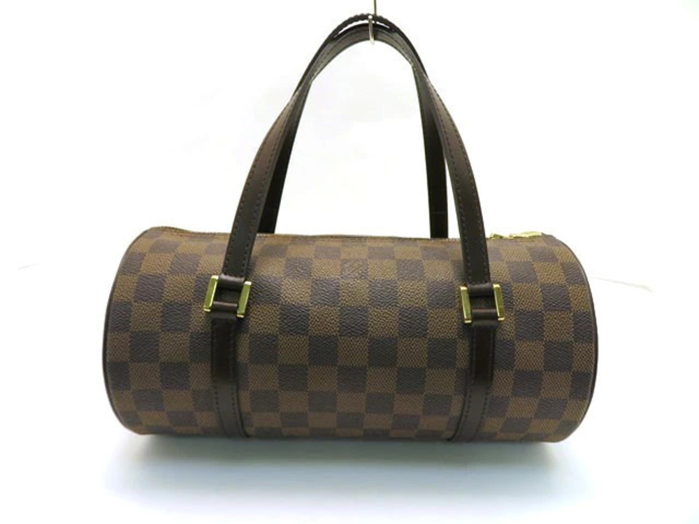LOUIS VUITTON Papillon Handbag Damier around